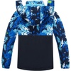 image:imageSaphiRose Kids Waterproof Rain Jacket Mesh Lined with Removable Hood  Lightweight rain coat windproof breathable school camping travel outdoor play boys and girlsBlack Blue
