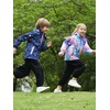 image:imageSaphiRose Kids Waterproof Rain Jacket Mesh Lined with Removable Hood  Lightweight rain coat windproof breathable school camping travel outdoor play boys and girlsSpace