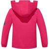 image:imageSaphiRose Kids Waterproof Rain Jacket Mesh Lined with Removable Hood  Lightweight rain coat windproof breathable school camping travel outdoor play boys and girlsRaspberry Pink