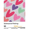 image:imageSaphiRose Kids Waterproof Rain Jacket Mesh Lined with Removable Hood  Lightweight rain coat windproof breathable school camping travel outdoor play boys and girlsHeart