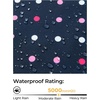 image:imageSaphiRose Kids Waterproof Rain Jacket Mesh Lined with Removable Hood  Lightweight rain coat windproof breathable school camping travel outdoor play boys and girlsDot