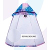 image:imageSaphiRose Kids Waterproof Rain Jacket Mesh Lined with Removable Hood  Lightweight rain coat windproof breathable school camping travel outdoor play boys and girlsPink Smiles