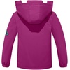image:imageSaphiRose Kids Waterproof Rain Jacket Mesh Lined with Removable Hood  Lightweight rain coat windproof breathable school camping travel outdoor play boys and girlsDeep Purple