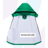 image:imageSaphiRose Kids Waterproof Rain Jacket Mesh Lined with Removable Hood  Lightweight rain coat windproof breathable school camping travel outdoor play boys and girlsGreen