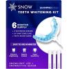 imageSNOW Diamond Wired Whitening Kit  Sensitive Teeth Whitening Kit  Whitens ampamp Repairs Teeth  6 Months of Whitening Treatment  Gentle ampamp Enamel Safe  BlueDiamond Wired  3 Wand
