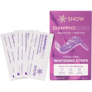 imageDiamondSeries Dissolving Teeth Whitening Strips with Instant Brightening 141 Count Pack of 14
