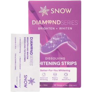 imageDiamondSeries Dissolving Teeth Whitening Strips with Instant Brightening 141 Count Pack of 42