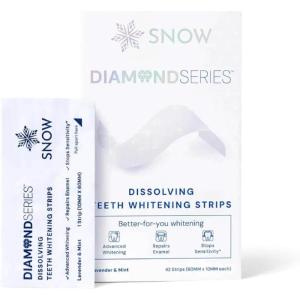 imageSNOW Diamond Teeth Whitening Strips  Gentle ampamp Enamel Safe White Strips for Teeth Whitening  atHome Dental Hygiene ampamp Tooth Care for a White Smile  Easy ampamp Convenient Tooth Whitening Strips  14 Ct42 Count Pack of 1