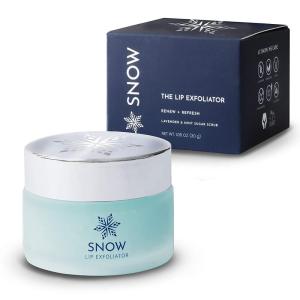imageSNOW Lip Exfoliating Sugar Scrub  Lip Scrub Exfoliator for Plump ampamp Soft Lips  Lip Care Product with Jojoba Oil  Moisturize Dry Lips  Lip Care Kit Essential  Lavender ampamp Mint