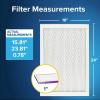 imageFiltrete 12x24x1 AC Furnace Air Filter MERV 12 MPR 1500 CERTIFIED asthma ampamp allergy friendly 3 Month Pleated 1Inch Electrostatic Air Cleaning Filter 2Pack Actual Size 1169x2369x078 in16x24x1