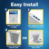 imageFiltrete 12x24x1 AC Furnace Air Filter MERV 12 MPR 1500 CERTIFIED asthma ampamp allergy friendly 3 Month Pleated 1Inch Electrostatic Air Cleaning Filter 2Pack Actual Size 1169x2369x078 in16x24x1