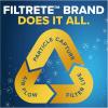 imageFiltrete 12x24x1 AC Furnace Air Filter MERV 12 MPR 1500 CERTIFIED asthma ampamp allergy friendly 3 Month Pleated 1Inch Electrostatic Air Cleaning Filter 2Pack Actual Size 1169x2369x078 in14x24x1