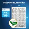 imageFiltrete 20x25x5 Air Filter MPR 700 MERV 8 Clean Living Dust Pollen and Pet Dander Reduction 3Month Pleated 5Inch Air Filters 2 Filters196 x 48 x 241