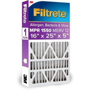 imageFiltrete High Performance Air Filter 1550 MPR 20 in x 25 in x 5 in241 x 49 x 156