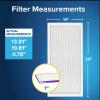 imageFiltrete 14x20x1 AC Furnace Air Filter MERV 12 MPR 1500 CERTIFIED asthma ampamp allergy friendly 3 Month Pleated 1Inch Electrostatic Air Cleaning Filter 2Pack Actual Size 1381x1981x078 in14x20x1