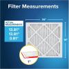 imageFiltrete 16x20x1 AC Furnace Air Filter MERV 11 MPR 1000 Micro Allergen Defense 3Month Pleated 1Inch Electrostatic Air Cleaning Filter 6 Pack Actual Size 1569 x 1969 x 081 in14x14x1