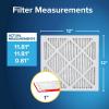 imageFiltrete 16x20x1 AC Furnace Air Filter MERV 11 MPR 1000 Micro Allergen Defense 3Month Pleated 1Inch Electrostatic Air Cleaning Filter 6 Pack Actual Size 1569 x 1969 x 081 in12x12x1