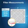 imageFiltrete 16x20x1 AC Furnace Air Filter MERV 11 MPR 1000 Micro Allergen Defense 3Month Pleated 1Inch Electrostatic Air Cleaning Filter 6 Pack Actual Size 1569 x 1969 x 081 in25x25x1