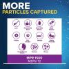 imageFiltrete 16x20x1 AC Furnace Air Filter MERV 12 MPR 1500 CERTIFIED asthma ampamp allergy friendly 3 Month Pleated 1Inch Electrostatic Air Cleaning Filter 4Pack Actual Size 1569 x 1969 x 078 in20x30x1