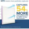 imageFiltrete 20x25x1 AC Furnace Air Filter MERV 12 MPR 1500 CERTIFIED asthma ampamp allergy friendly 3 Month Pleated 1Inch Electrostatic Air Cleaning Filter 2Pack Actual Size 19719x24688x078 in20x25x1