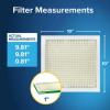 imageFiltrete 10X10X1 Air Filter MPR 700 MERV 8 Clean Living Dust Pollen and Pet Dander Reduction 3Month Pleated 1Inch Air Filters 4 Filters10 x 10 x 1