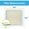 imageFiltrete 10X10X1 Air Filter MPR 700 MERV 8 Clean Living Dust Pollen and Pet Dander Reduction 3Month Pleated 1Inch Air Filters 4 Filters175 x 175 x 1