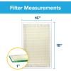imageFiltrete 10X10X1 Air Filter MPR 700 MERV 8 Clean Living Dust Pollen and Pet Dander Reduction 3Month Pleated 1Inch Air Filters 4 Filters18 x 16 x 1