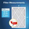 imageFiltrete 16x25x5 AC Furnace Air Filter MPR 1000 MERV 11 Fits Lennox Devices Allergen Defense Electrostatic Air Cleaning Filter 2Pack actual size 1563 x 2474 x 431