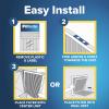 imageFiltrete 18x24x1 AC Furnace Air Filter MERV 5 MPR 300 Capture Unwanted Particles 3Month Pleated 1Inch Electrostatic Air Cleaning Filter 6Pack Actual Size1781x2381x081 in20 x 25 x 1