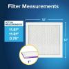 imageFiltrete 12x12x1 AC Furnace SMART Air Filter MERV 12 MPR 1500 Track Filter Life With Bluetooth Enabled Sensor CERTIFIED asthma ampamp allergy friendly 2Pack Actual Size 1184x1184x1 in12x12x1