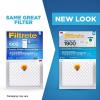 imageFiltrete 12x24x1 Smart Air Filter MPR 1900 MERV 13 1Inch Premium Allergen Bacteria and Virus Air Filters for ACs and Furnaces 2 Filters2 Count Pack of 1