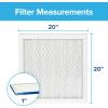 imageFiltrete 14x24x1 AC Furnace Air Filter MERV 13 MPR 2200 Elite Allergen Bacteria ampamp Virus Filter 3Month Pleated 1Inch Electrostatic Air Cleaning Filter 6Pack Actual Size 1381x2381x078 in20x20x1
