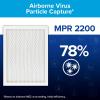 imageFiltrete 14x24x1 AC Furnace Air Filter MERV 13 MPR 2200 Elite Allergen Bacteria ampamp Virus Filter 3Month Pleated 1Inch Electrostatic Air Cleaning Filter 6Pack Actual Size 1381x2381x078 in16x25x1