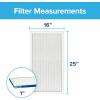 imageFiltrete 14x24x1 AC Furnace Air Filter MERV 13 MPR 2200 Elite Allergen Bacteria ampamp Virus Filter 3Month Pleated 1Inch Electrostatic Air Cleaning Filter 6Pack Actual Size 1381x2381x078 in16x25x1