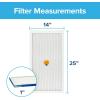 imageFiltrete 14x25x1 Smart Air Filter MPR 2200 MERV 13 1Inch Premium Allergen ampamp Home Pollutant Air Filters for AC and Furnace 2 FiltersSmart Filter