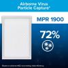 imageFiltrete 16x20x1 AC Furnace Air Filter MERV 13 MPR 1900 Premium Allergen Bacteria ampamp Virus Filter 3Month Pleated 1Inch Electrostatic Air Cleaning Filter 6Pack Actual Size 1569x1969x078 in12x12x1