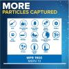 imageFiltrete 20x25x1 AC Furnace Air Filter MERV 13 MPR 1900 Premium Allergen Bacteria ampamp Virus Filter 3Month Pleated 1Inch Electrostatic Air Cleaning Filter 4Pack Actual Size 1969x2469x078 inWhite