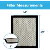 imageFiltrete 20x25x1 Air Filter MPR 2800 MERV 14 Healthy Living Ultrafine Particle Reduction 3Month Pleated 1Inch Air Filters 2 Filters14x20x1