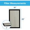imageFiltrete 20x25x1 Air Filter MPR 2800 MERV 14 Healthy Living Ultrafine Particle Reduction 3Month Pleated 1Inch Air Filters 2 Filters14x25x1