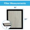 imageFiltrete 20x25x1 Air Filter MPR 2800 MERV 14 Healthy Living Ultrafine Particle Reduction 3Month Pleated 1Inch Air Filters 2 Filters16x20x1