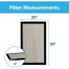 imageFiltrete 20x25x1 Air Filter MPR 2800 MERV 14 Healthy Living Ultrafine Particle Reduction 3Month Pleated 1Inch Air Filters 2 Filters20x30x1