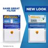 imageFiltrete 20x30x1 Smart Air Filter MPR 2200 MERV 13 1Inch Premium Allergen ampamp Home Pollutant Air Filters for AC and Furnace 2 FiltersSmart Filter