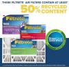 imageFiltrete High Performance Air Filter 1550 MPR 20 in x 20 in x 4 in  1 Units per Case