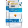 imageFiltrete 12x24x1 Smart Air Filter MPR 1900 MERV 13 1Inch Premium Allergen Bacteria and Virus Air Filters for ACs and Furnaces 2 Filters2 Count Pack of 1