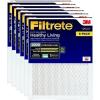imageFiltrete 14x24x1 AC Furnace Air Filter MERV 13 MPR 2200 Elite Allergen Bacteria ampamp Virus Filter 3Month Pleated 1Inch Electrostatic Air Cleaning Filter 6Pack Actual Size 1381x2381x078 in20x25x1