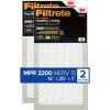 imageFiltrete 14x25x1 Smart Air Filter MPR 2200 MERV 13 1Inch Premium Allergen ampamp Home Pollutant Air Filters for AC and Furnace 2 FiltersStandard Filter