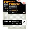 imageFiltrete 20x25x1 Air Filter MPR 2800 MERV 14 Healthy Living Ultrafine Particle Reduction 3Month Pleated 1Inch Air Filters 2 Filters14x20x1