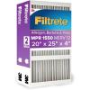 imageFiltrete 20x25x4 AC Furnace Air Filter MPR 1550 MERV 12 Fits Lennox ampamp Honeywell Allergen Bacteria ampamp Virus Electrostatic Air Cleaning Filter 2Pack actual size 1988 x 2463 x 431
