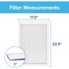imageFiltrete 10x20x1 AC Furnace Air Filter MERV 12 MPR 1500 CERTIFIED asthma ampamp allergy friendly 3 Month Pleated 1Inch Electrostatic Air Cleaning Filter 6Pack Actual Size 981x1981x078 in175x235x1