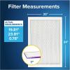 imageFiltrete 10x20x1 AC Furnace Air Filter MERV 12 MPR 1500 CERTIFIED asthma ampamp allergy friendly 3 Month Pleated 1Inch Electrostatic Air Cleaning Filter 6Pack Actual Size 981x1981x078 in20x24x1